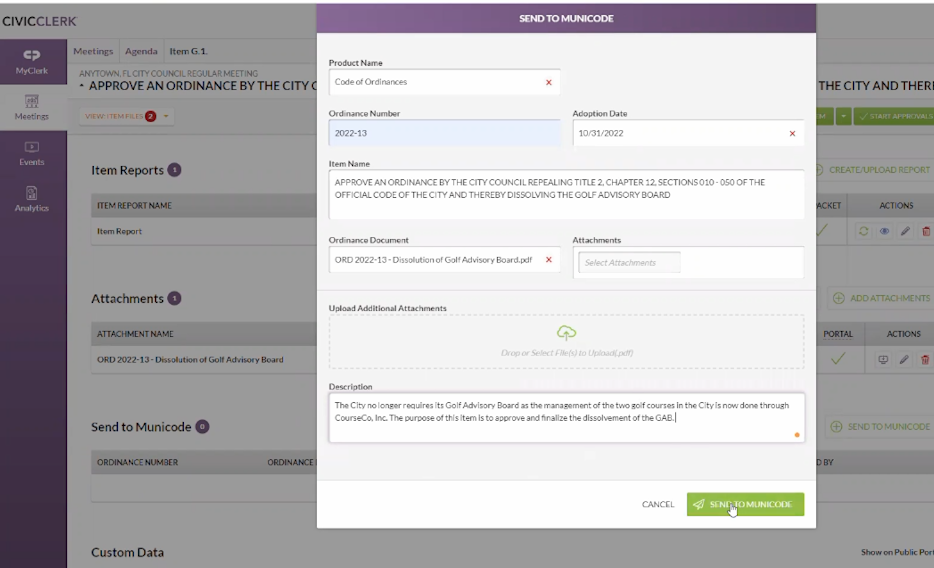 online code hosting software from CivicPlus screenshot